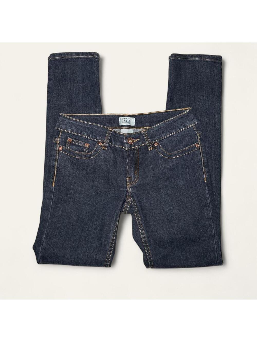 Y2K 725 Blue Jeans 2000s Vintage Straight Fit